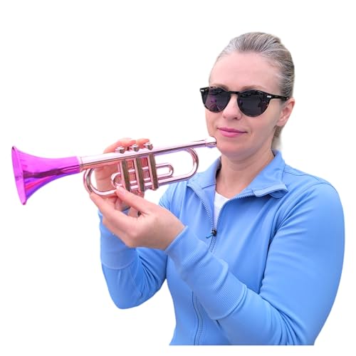 Zugar Land MTRU13PPP Metallic Trumpets (13 Inch) Plastic Noisemaker Music Toys For Kids Instruments Noise Makers thumb #6