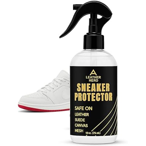 Sneaker Protector Spray - (10.6oz) Shoe Protector Waterproof Spray for Shoes(10oz) White Shoe Water and Stain Repellent Spray for Canvas, Mesh, Leather, & Vinyl Cover