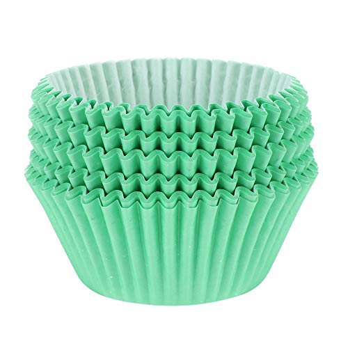 Cupcake liners. Caperci Standard White Cupcake Liners 500 Count, No