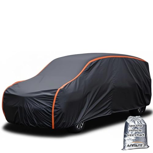 ANITANT Super Lightweight Large Van Cover Waterproof All Weather Car Cover Rain UV Protection Full Exterior Covers Fit Van Up to 228Lx72 Wx72 H