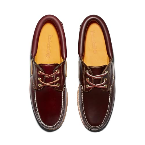 Image of Timberland Men's Authentic 3-Eye Lug Handsewn Boat Shoes