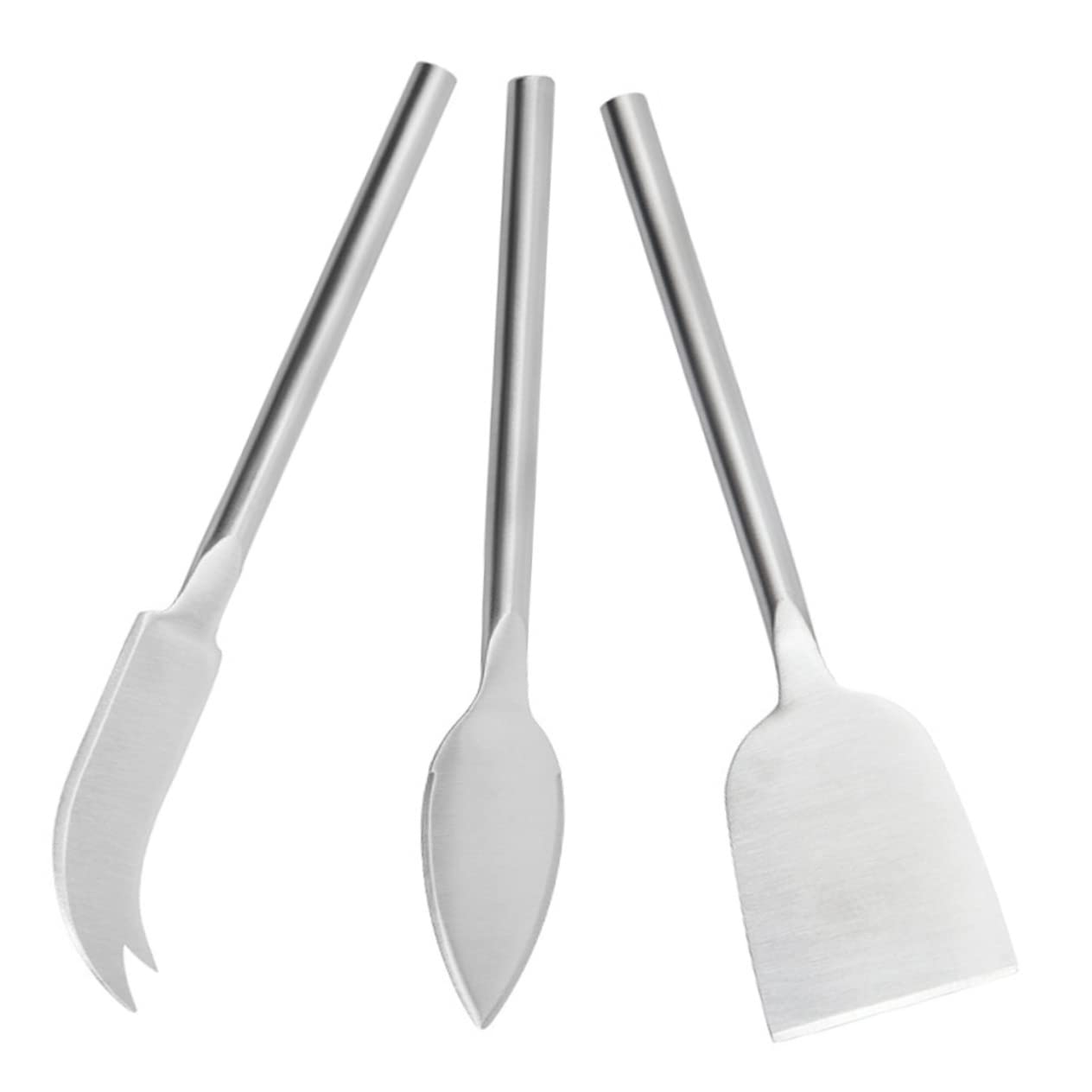ULTECHNOVO 3pcs Cheese Tool Cheese Cutter Fork Spatula Ergonomic Baking Accessories for Serving Slicing Spreading Restaurant