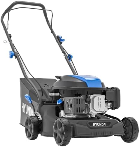Hyundai Petrol Lawn Mower, 16 Inch Cutting Width 39 cm, 131 CC Mo...