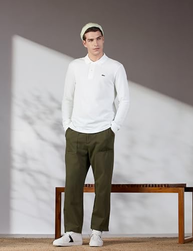 Image of Lacoste Classic Fit Long Sleeved L.12.12 Polo Shirt