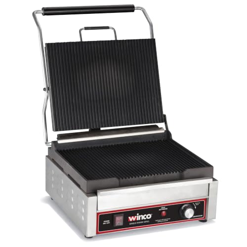 Winco Single Commercial-Grade Panini Grill Press