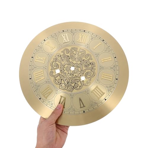 Esfera de reloj vintage dorada de metal para reparar y diseñar relojes 5