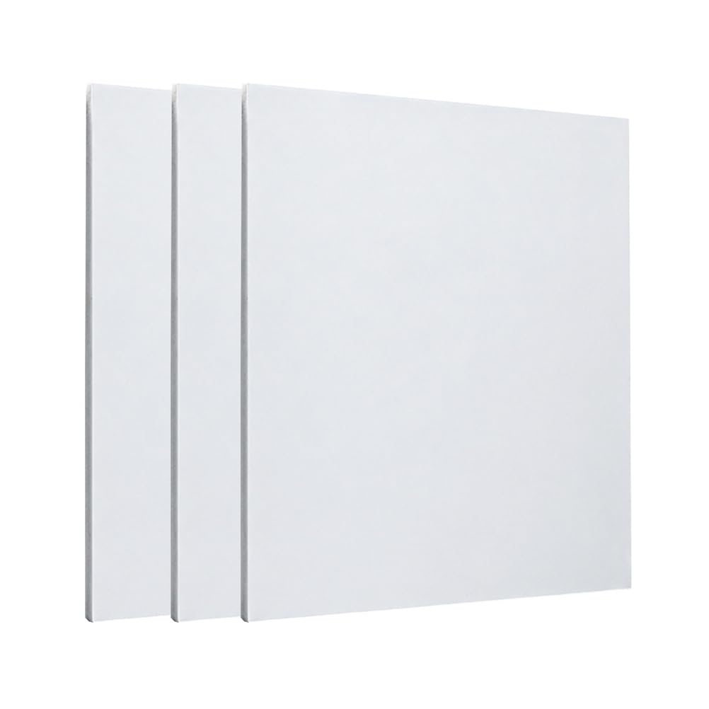 YTSMZX Teflon PTFE Plastic Sheet 50mmx100mm 3pcs,Thickness 1mm