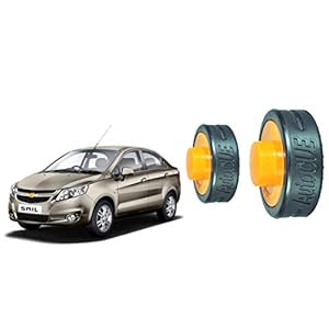 AutoCue Chevrolet Sail Ground Clearance Kit (Fits : Only For Rear Suspension) - Set of 2 Pieces)