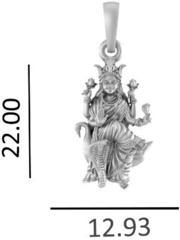 Pendentif argent sterling Mansa Devi Ji petit bijou anti ternissement