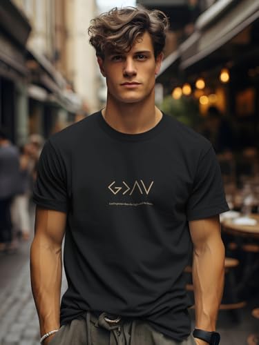 Image of BULLMER Trendy Printed Cotton Blend Crew Neck /Round Neck Half Sleeve Tshirt for Men- Pack of 2