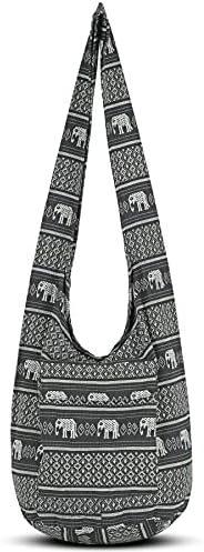 Your Cozy Boho Crossbody Bag for Women – Handmade Cotton Sling Ba...