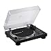 Audio-Technica AT-LP120XBT-USB Wireless Direct-Drive Turntable with Bluetooth, Analog, and USB Outputs - Black Bundle with Headphones, Cable, Slip Mat, Cleaning Kit, and Austin Bazaar Polishing Cloth