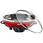 Maple Enjoy Suki Electric Hot Pot Shabu with Korean BBQ Grill - 2 in 1 - Separate Temperature Control - Enjoy Thai Korean Chinese Vietnamese Hot Pot and non stick grill - Image 2