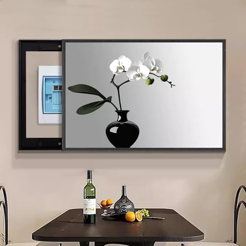 Miroir décoratif extérieur et intérieur pour masquer le compteur