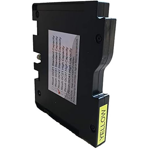 KLDink Gel Ink Cartridge GC41Y GC 41Y 405764 Compatible for SG 2100 21OON 2010L 3100 3100SNW 3110 3110DN 3110DNW 3110SFNW 3110SNW 7100 7100DN Printers Cover