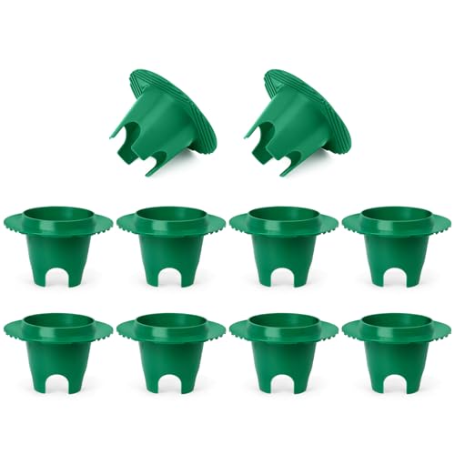 Lawn Sprinkler Head Protector - Ensure That The Sprinkler Spray Range and Distance Remain Unaffected Anti-Mower/Trimmer Damage - 10 Pack
