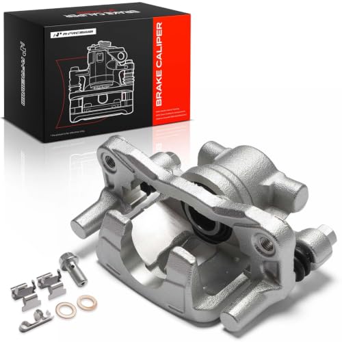 Image of A-Premium Rear Right Passenger Disc Brake Caliper with Bracket | Compatible with Jeep Patriot 2007-2017, Compass & Chrysler 200, Sebring, Cirrus & Dodge Avenger, Caliber & Mitsubishi Lancer