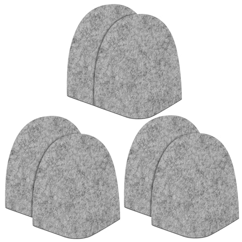 Image of 3 Pairs Bowling Shoe Slide Sole Bowling Accessories Replacement Felt Shoe Slide Pads for Men Women, One Size