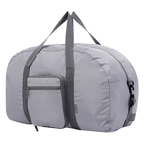 Sac de voyage pliable TOTTO Branel gris 38 litres léger contre surcharge cabine