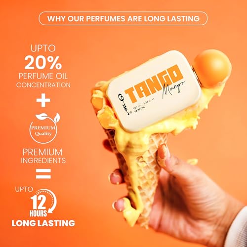 Image of Ossa Gourmand Tango Mango Parfum For Men And Women, 100ML | Premium Long lasting Fragrance With Mango, Peach, Floral And Warm Woody Notes | Ideal Gift For Birthdays And Anniversary