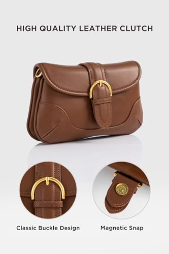 Coucoland Crossbody Bags for Women - Leather Saddle Purse Boho Cross Body Handbag with Adjustable Strap for Women Daily2