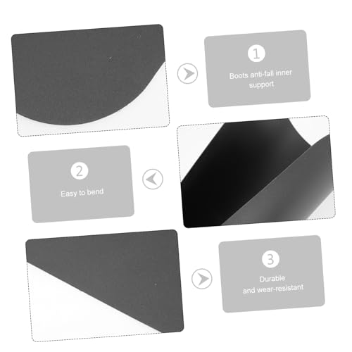 Inserts de forme de boot shaper PVC Noir BESPORTBLE haut de tige
