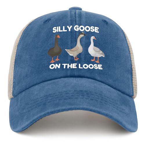 Image of Funny Silly Goose Hat Silly Goosee On The Loose Hat for Women Dad Hats Funny Hats