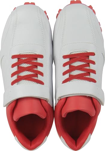 Sooneeya Molded Baseball Cleats Boys Outdoor Firm Ground Athletic Youth Softball Shoes Red 2.5 M Us Little Kid thumb #5