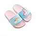 Coralup Pantofole Antiscivolo Per Esterni Da Casa Per Bambini Pantofole Da Spiaggia Arcobaleno Unicorn (34/35, Pink, numeric_34)