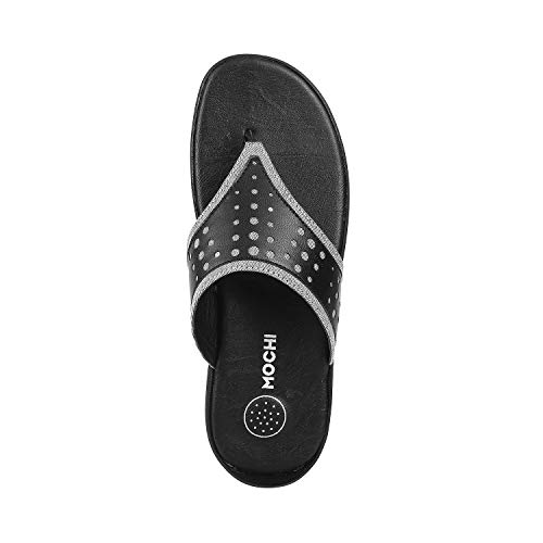 Image of Mochi Men's Faux Leather Kolhapuri Inspired Stylish Sandals
