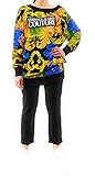 Material: Baumwolle. Versace Jeans Couture B6HVA70K-30330 Sweatshirt Rundhals Damen, Mehrfarbig XS