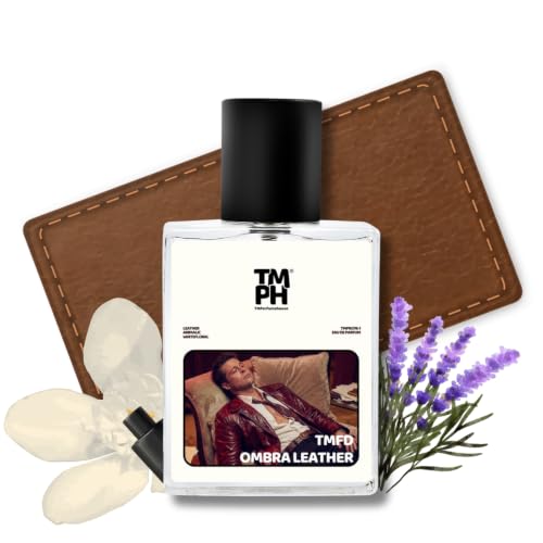 Image of TMPerfumehouse Tmfd Ombra Leather EDP for Men | Leathery, Floral & Long Lasting Perfume Spray | Leather, Whitefloral & Warmspicy Fragrance | Luxury Gift for Him | TMPH | 50ml