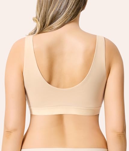 BRABIC Front Closure Post Surgery Minimizer Bras for Women Full Coverage Surgical Wireless Comfort Everyday Bras2