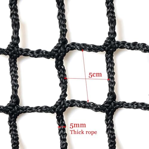 Outdoor Climbing Rope Net - Stair Banister Safety Mesh for Kids & Pets | Balcony, Loft, Garden Guard | Ideal for Sports & Parties - Durable & Easy to Install