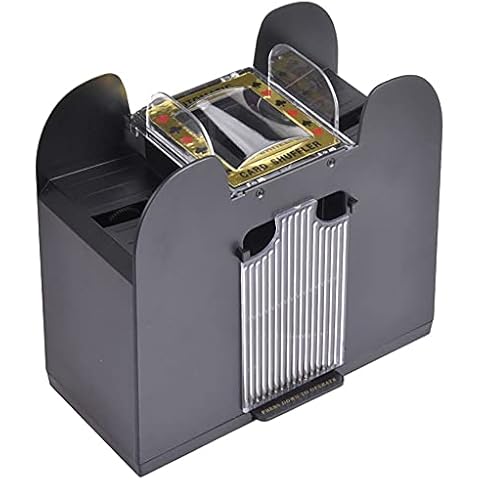 Killer's Instinct Outdoors 6 Deck Automatic Card Shuffler - Tournament Use for Classic Poker Great for Home & Professional Cards Shuffling Machine Cover