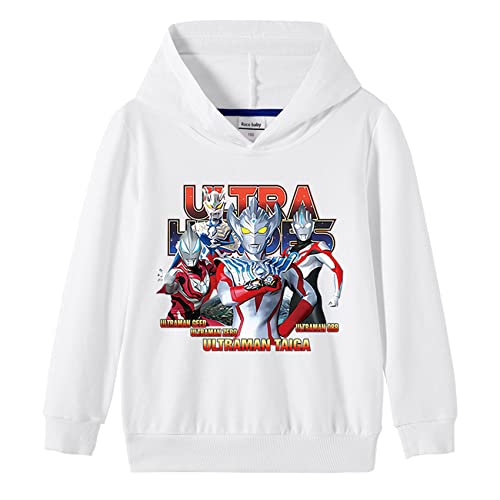 Toddlers/Kids Anime Pullover Hoodies Long Sleeve Tops with Hood-Classic Hooded Sweatshirt(3-10Y)