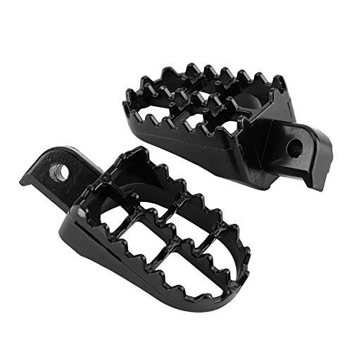Acouto SOLEXIJKLJKL1902 Foot Pegs Tw200-2Pcs Motorcycle Foot Pegs Pedals Rest Footrest For Yamaha Pw50 Pw80 Tw200 thumb #1