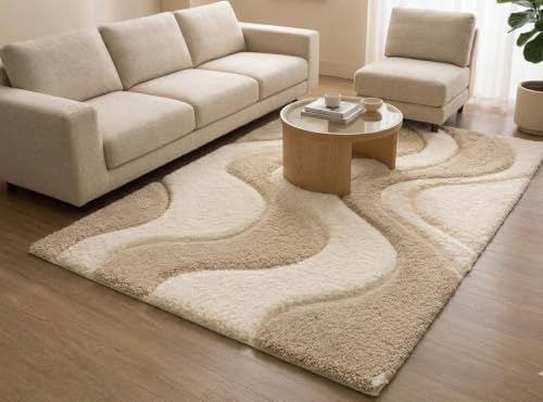 Art Carpet - Carpet for Living Room 6x8 feet Modern Floor Rug wit...