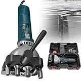 FLNOZAMZ Máquina portátil de Costura para conductos de Aire 1400W con 6 velocidades, Herramienta de prensado y Costura de Bordes para chapas galvanizadas de 0.4-1 mm