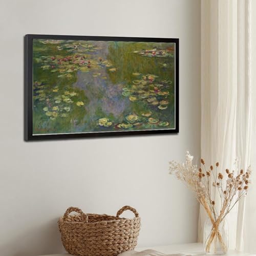 Tableau Toile Nénuphars Claude Monet Cadre à Suspendre - 3