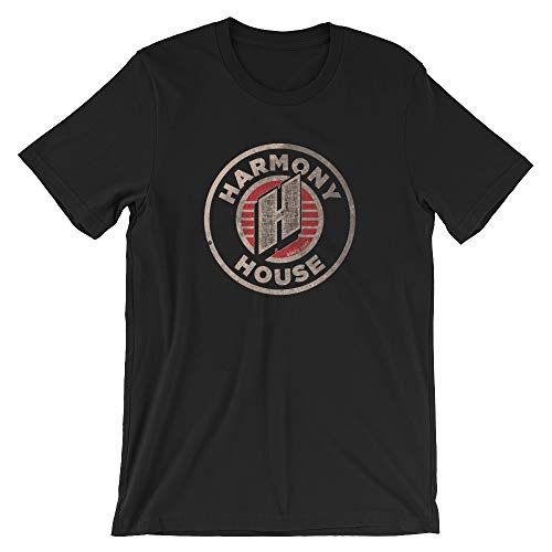 Harmony House Short-Sleeve Unisex T-Shirt - Detroit Retro Tees Black