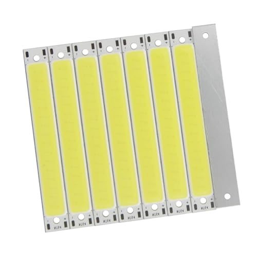Tira LED COB 10 piezas 3-3.7V 60mm x 8mm Luz Fría miniatura 4