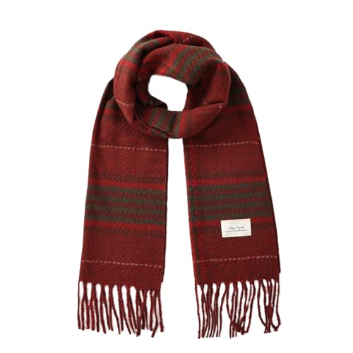 Surblue Winter Unisex Plaid Scarf, Scottish Tartan Plaid Scarf, Classic Winter Scarf, Soft Cashmere Feel Women's Scarves