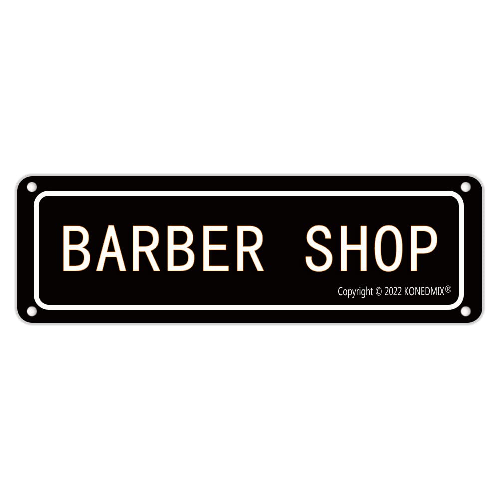 Tin Sign Barber Shop Pub Home Vintage Retro Poster Cafe Metal Plaque Tin Sign 4X16inches