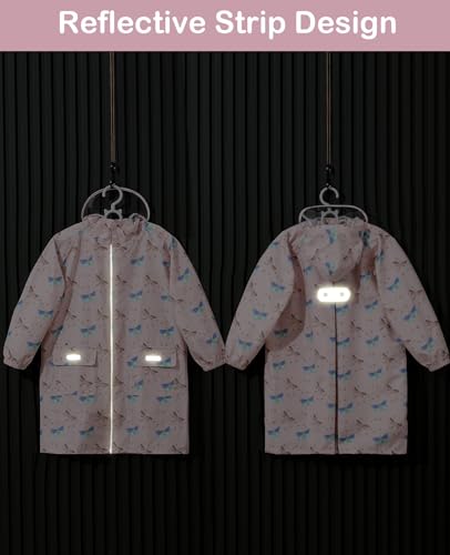 Kids Raincoat Girls Boys Rain Jacket Hooded Rain Poncho Rainproof Cape Rainwear Reusable Outwear4