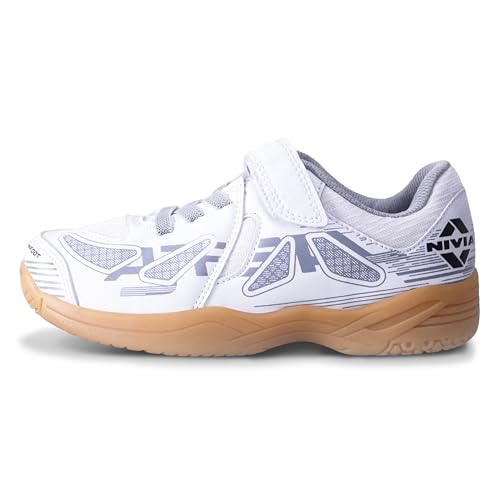 Image of Nivia Appeal 3.0 Red /Black Badminton Shoes for Kids