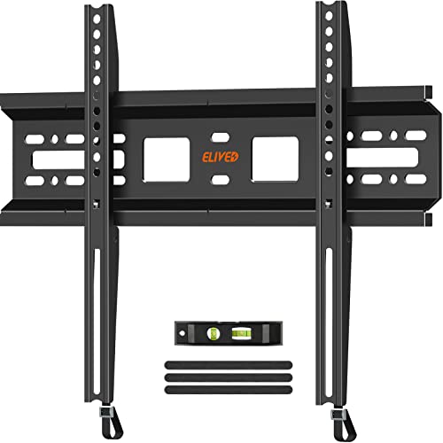 Elived Fixed Tv Wall Mount Bracket, Low Profile Tv Mount For Most 26-55 Inch Led, Lcd And Plasma Flat Screen Tvs, Ultra Slim Tv Bracket, Max Vesa 400X400Mm, 99 Lbs. Fits 12"-16" Wood Studs. Yd3006 #TOP22