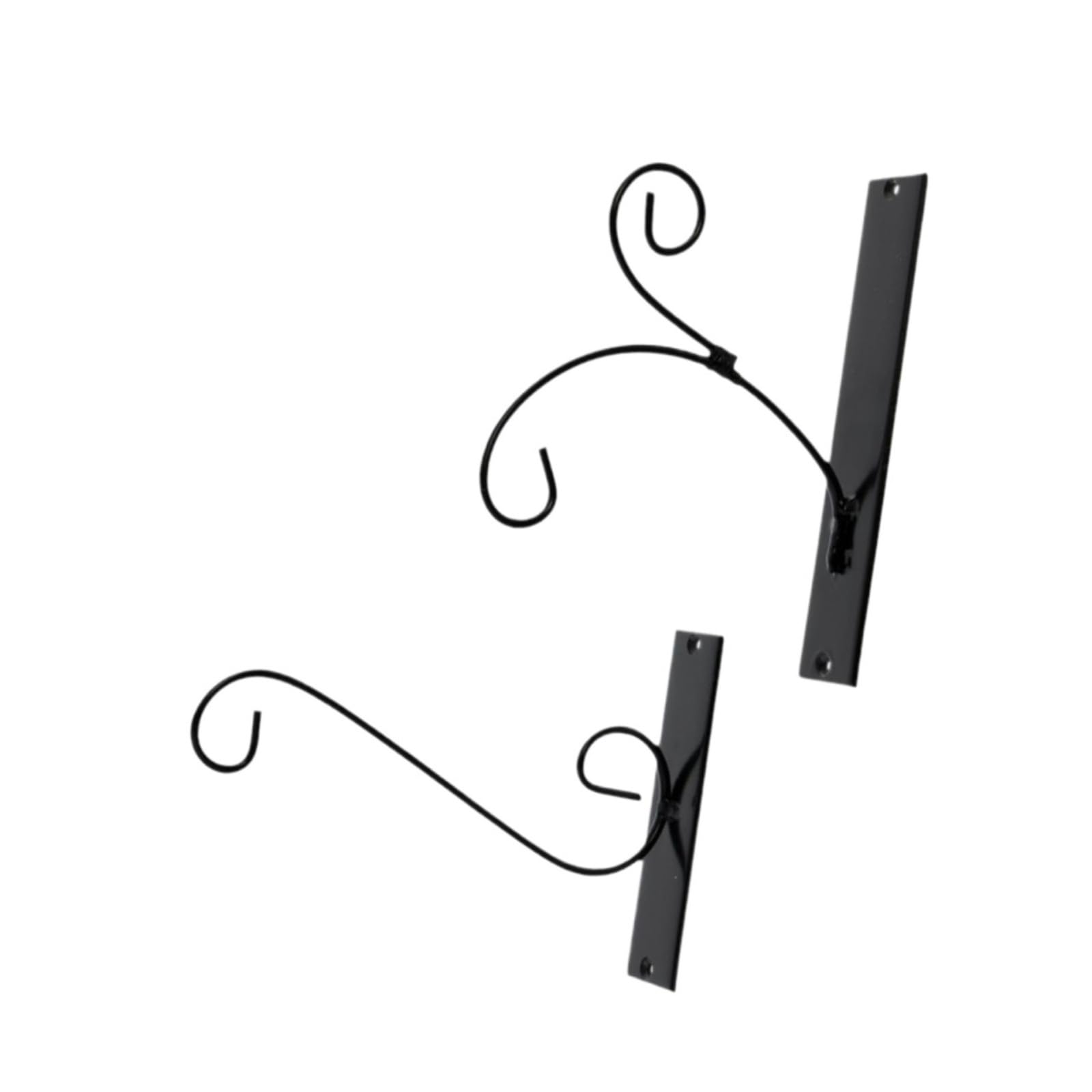 Huwoyg One Color 2 Pieces Metal Plant Hanger Wall Bracket For Hanging Ornaments Baskets For Plants