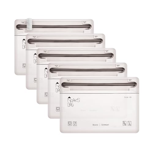 Noaks Bags, 5er-Pack, wasserdichte Beutel, IPX8, Luft- und Geruchsdicht,...