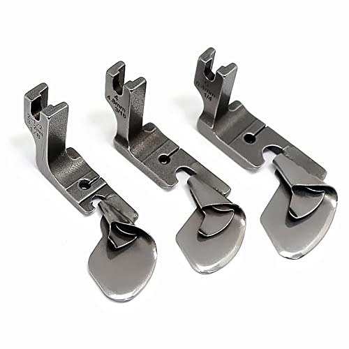 5 Piezas Pie Dobladillador Curvo Industrial para Costura miniatura 3